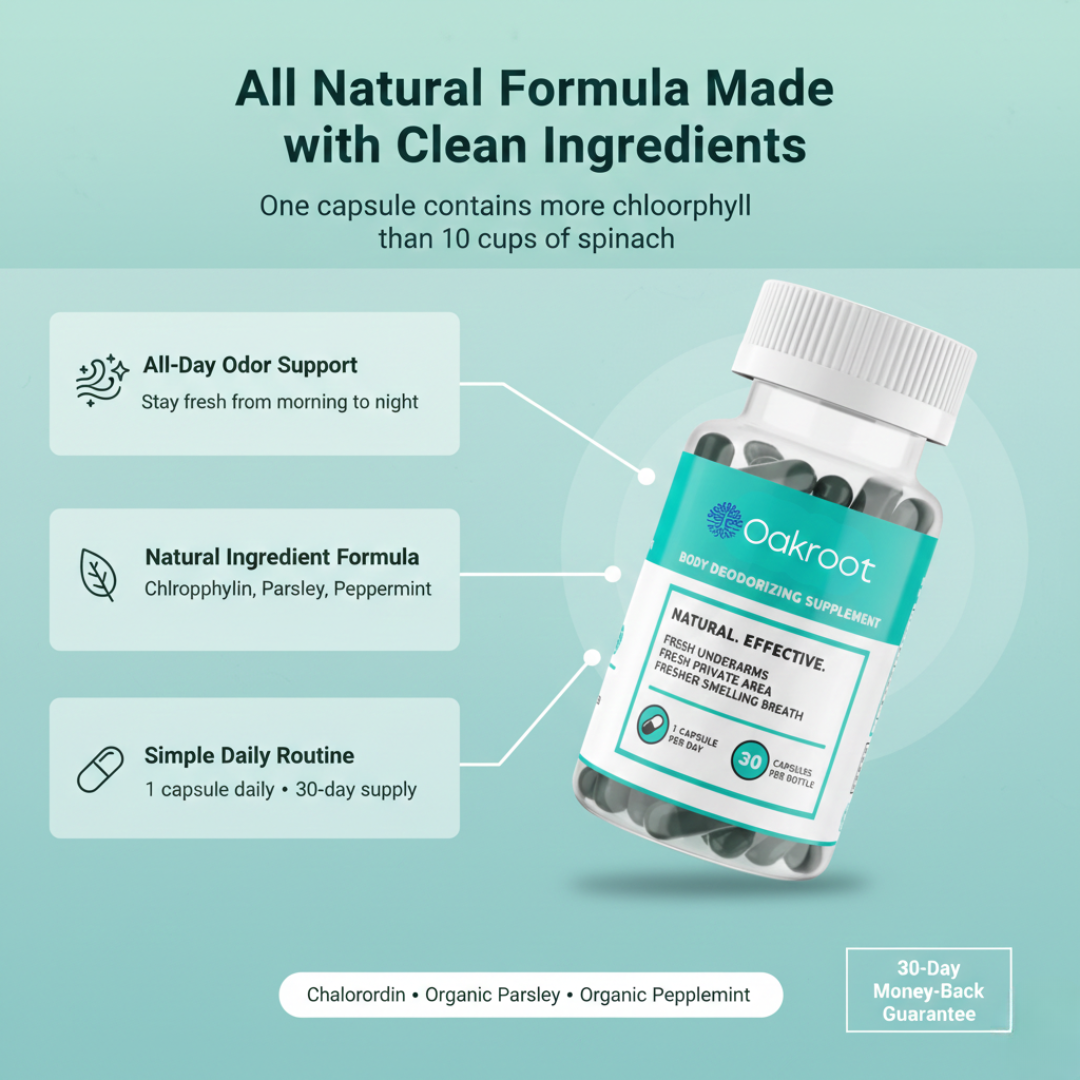 Full-Body Deodorizing Supplement (30 Capsules)