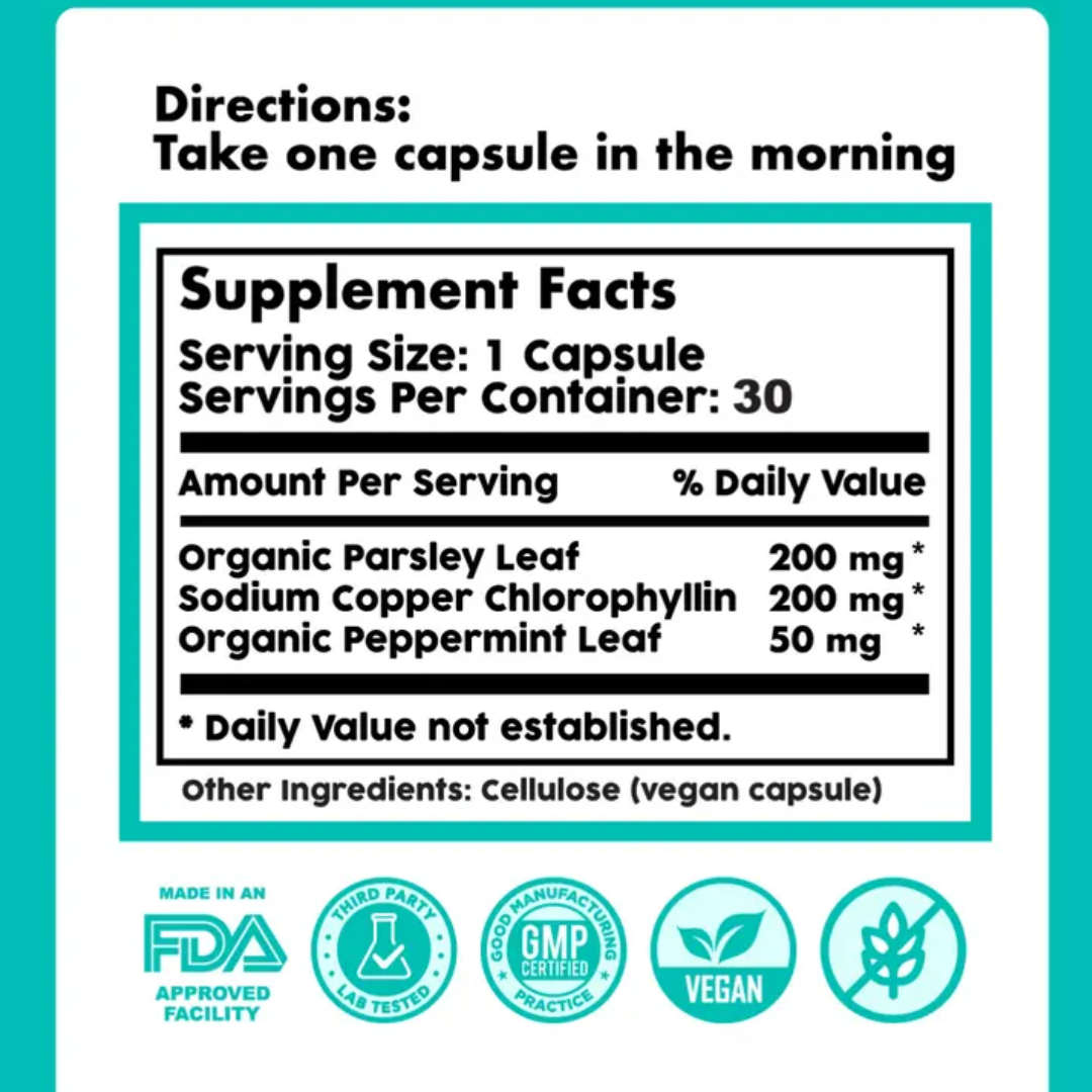 Full-Body Deodorizing Supplement (30 Capsules)